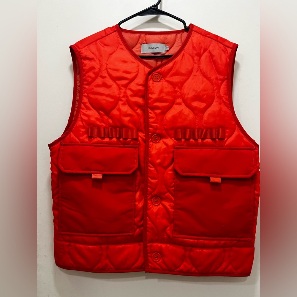 Hudson Utility Vest; in orange size Small